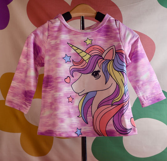 NEW Girls Unicorn Longsleeve Shirt