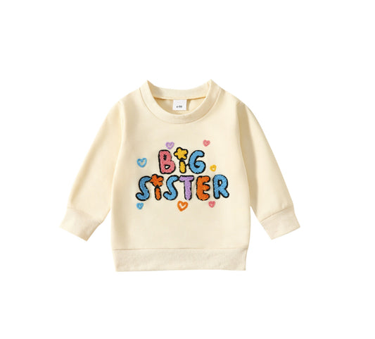 NEW “Big Sister” Tuft Design sweater