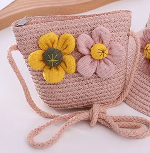 NEW Floral Basket Bag