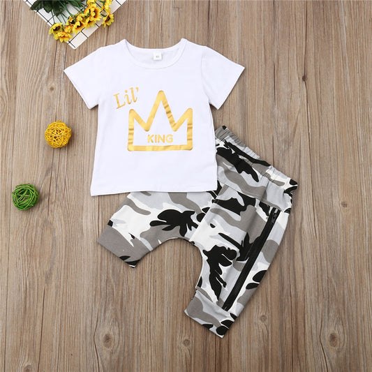 Boys Lil' King 2-Piece set