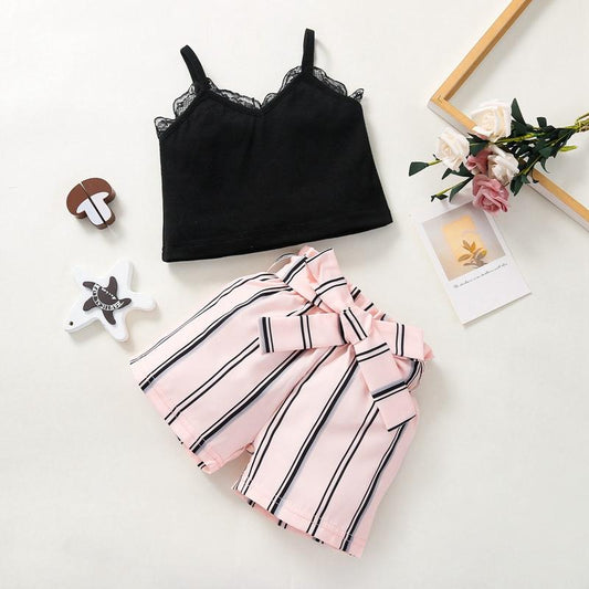 Girls Stripe 2-Piece Set