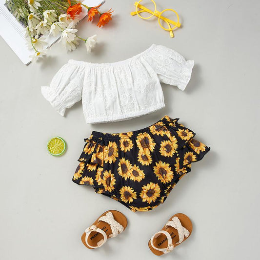 Girls Sunflower 2-Piece Set