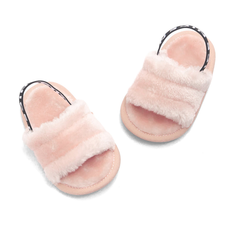 NEW Girls Fluff Sandals