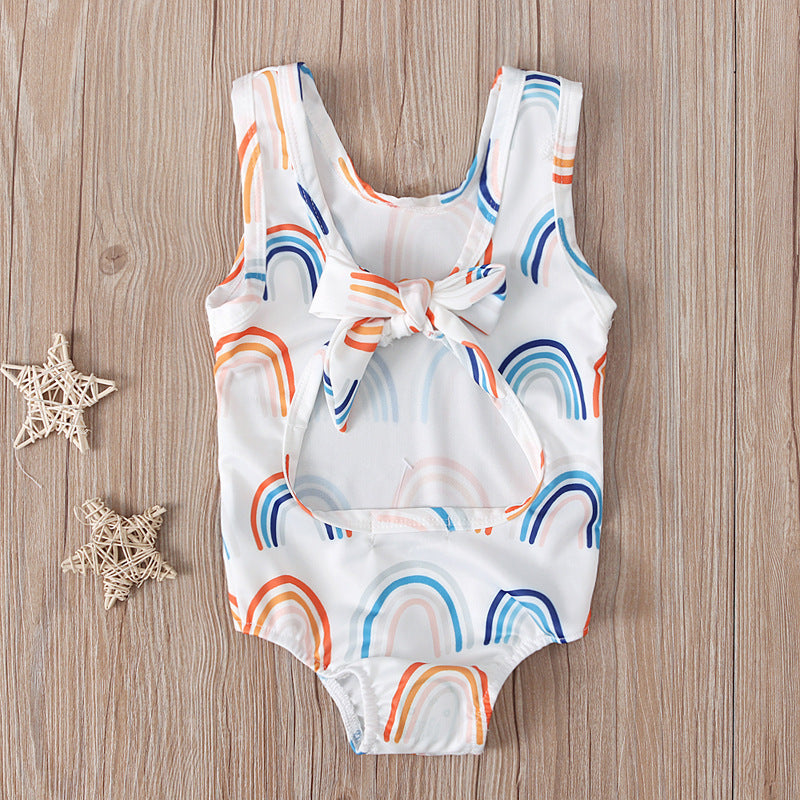 NEW Girls Rainbow Swimsuit